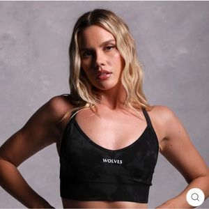 HARDCORE "EVERSON SEAMLESS" SIERRA BRA IN TONAL BLACK JUMBO MARBLE